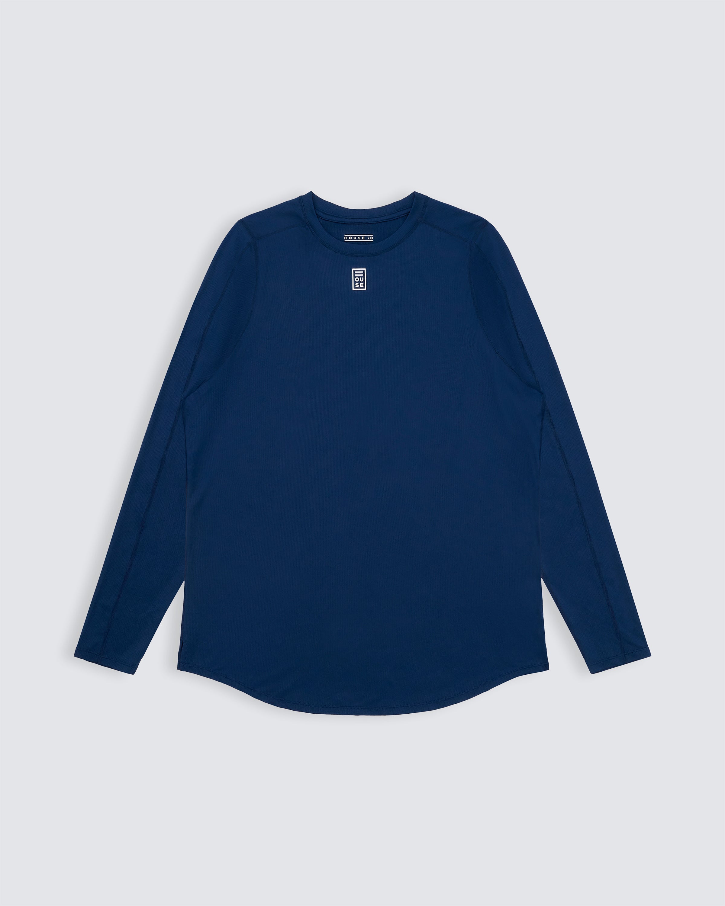 Navy longsleeve athletic top