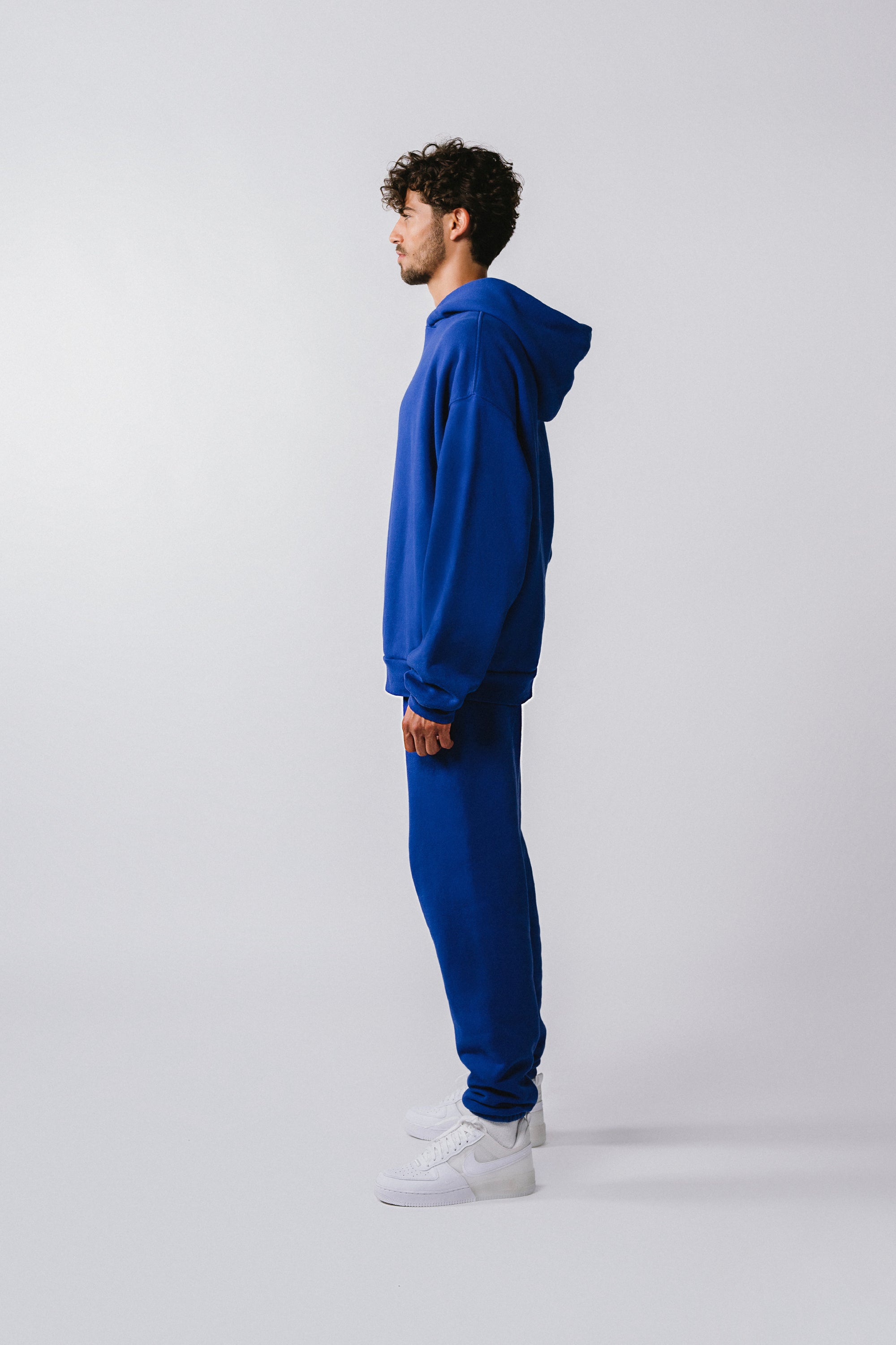 Mens Hoodie Azul