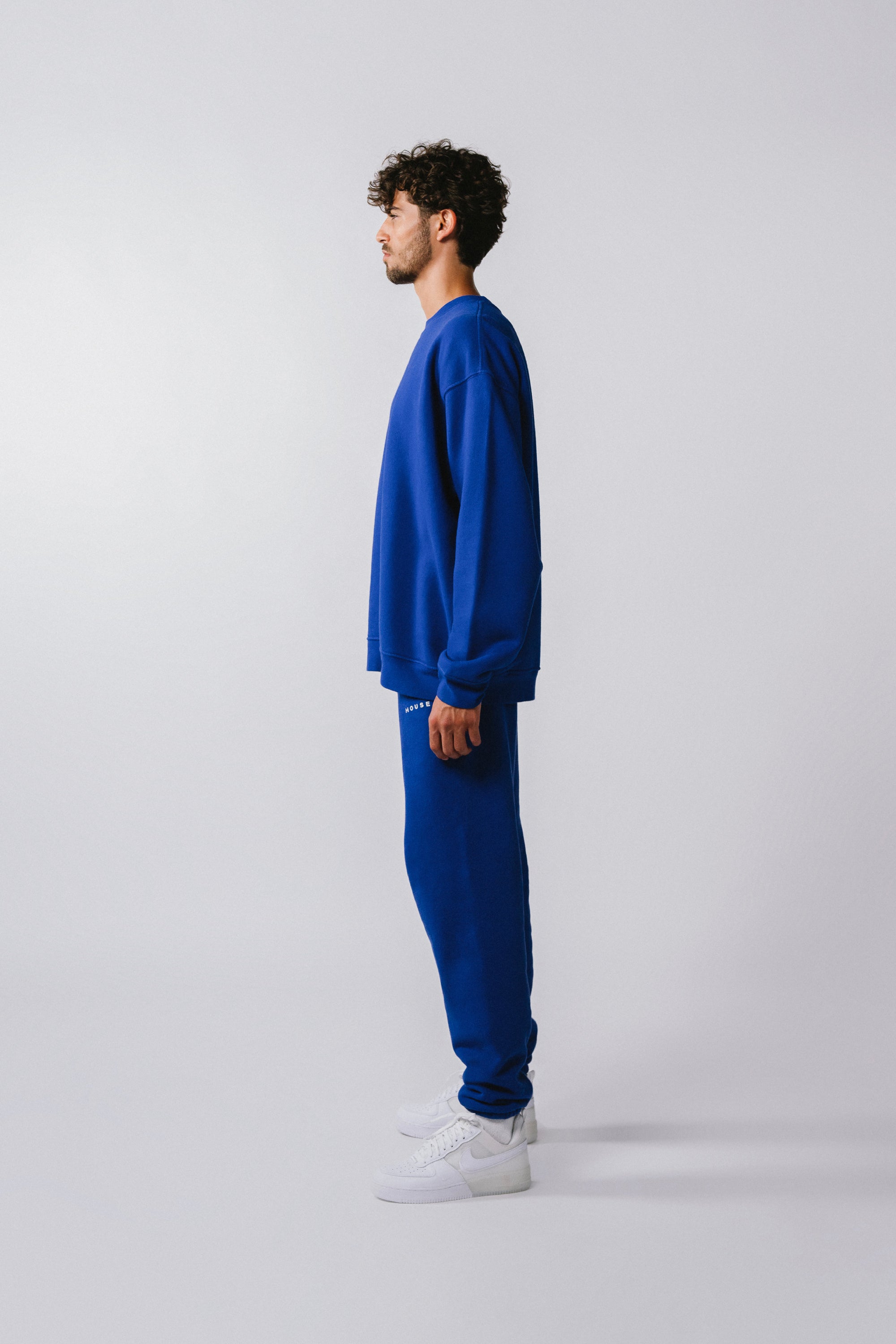 Mens Unisex Crew Azul