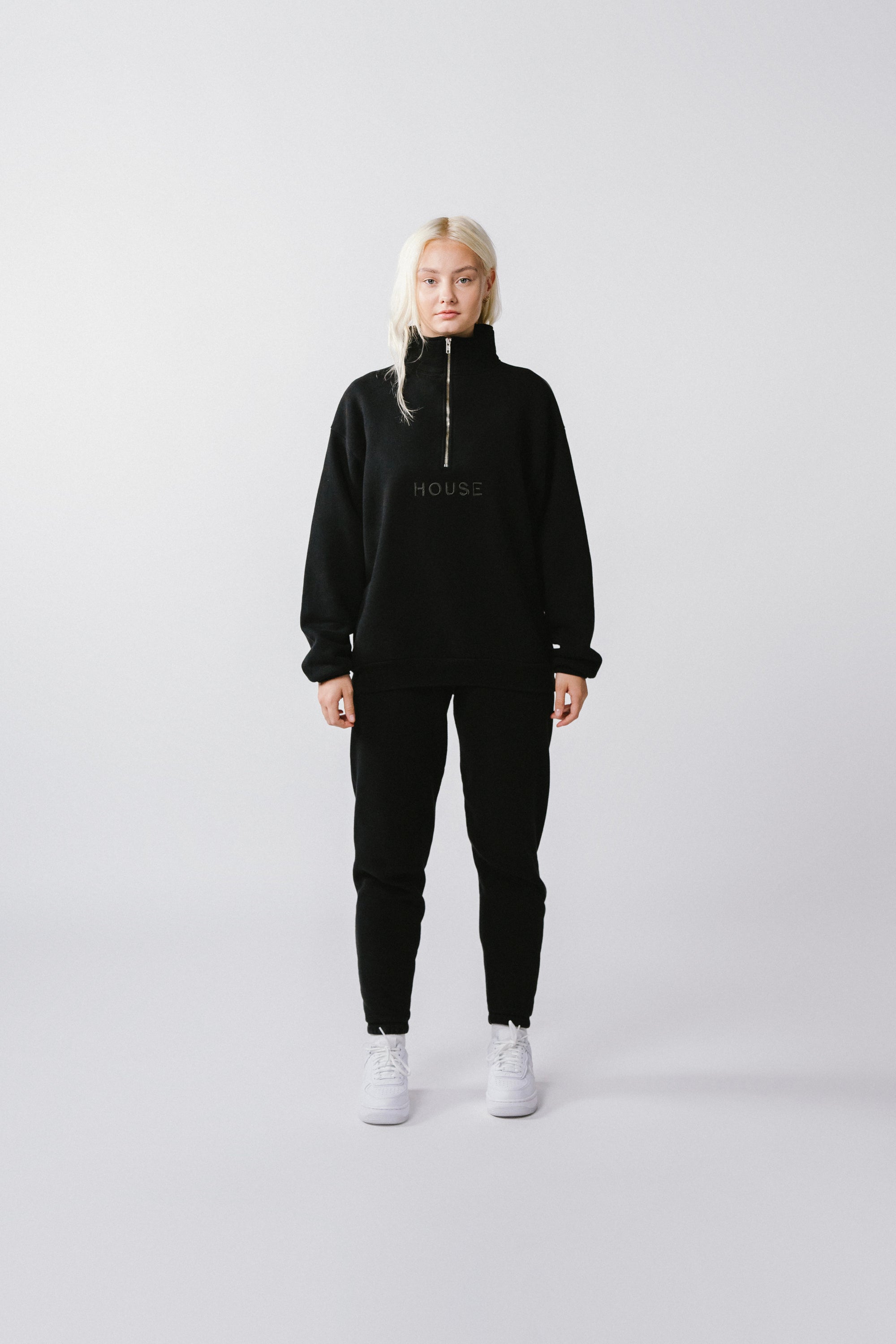 Quarter Zip - Black