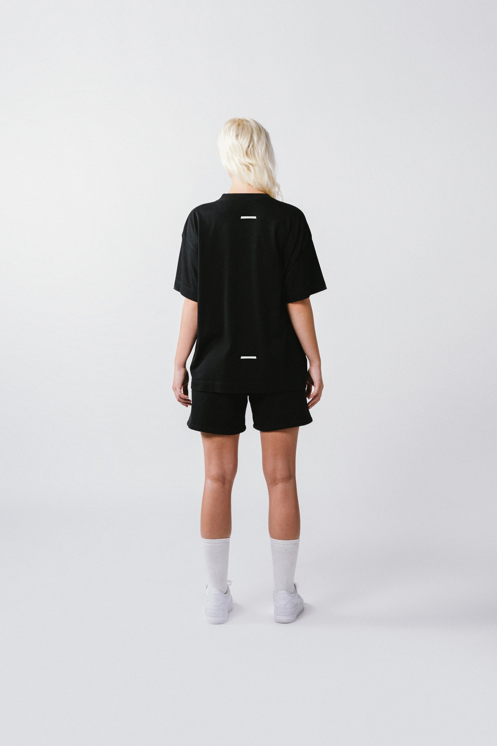 Womens Sweat T-Shirt Black