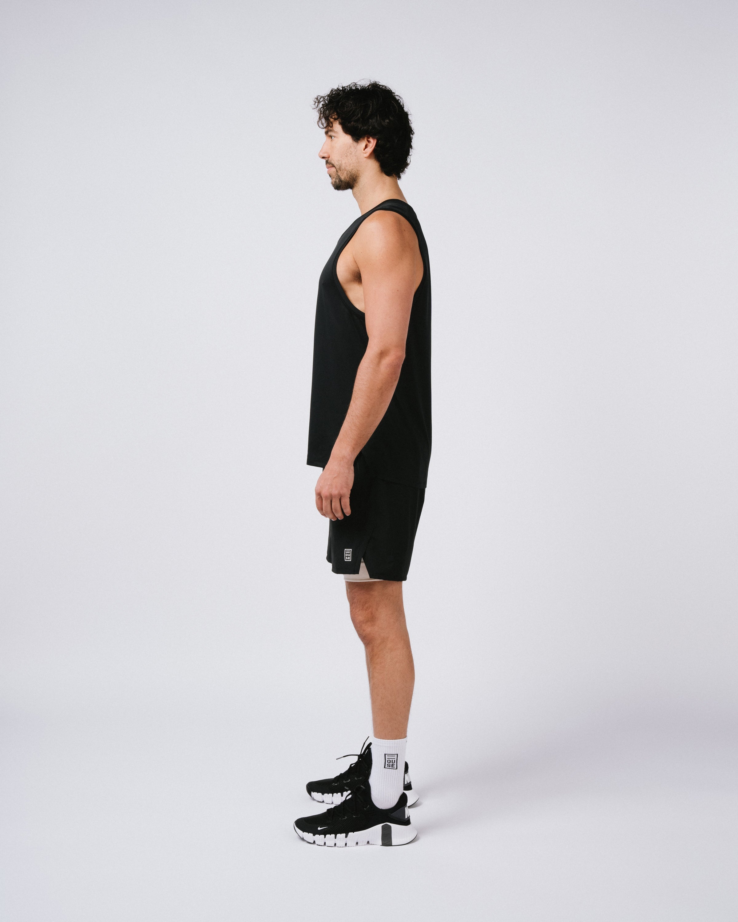 Black Off White Shorts