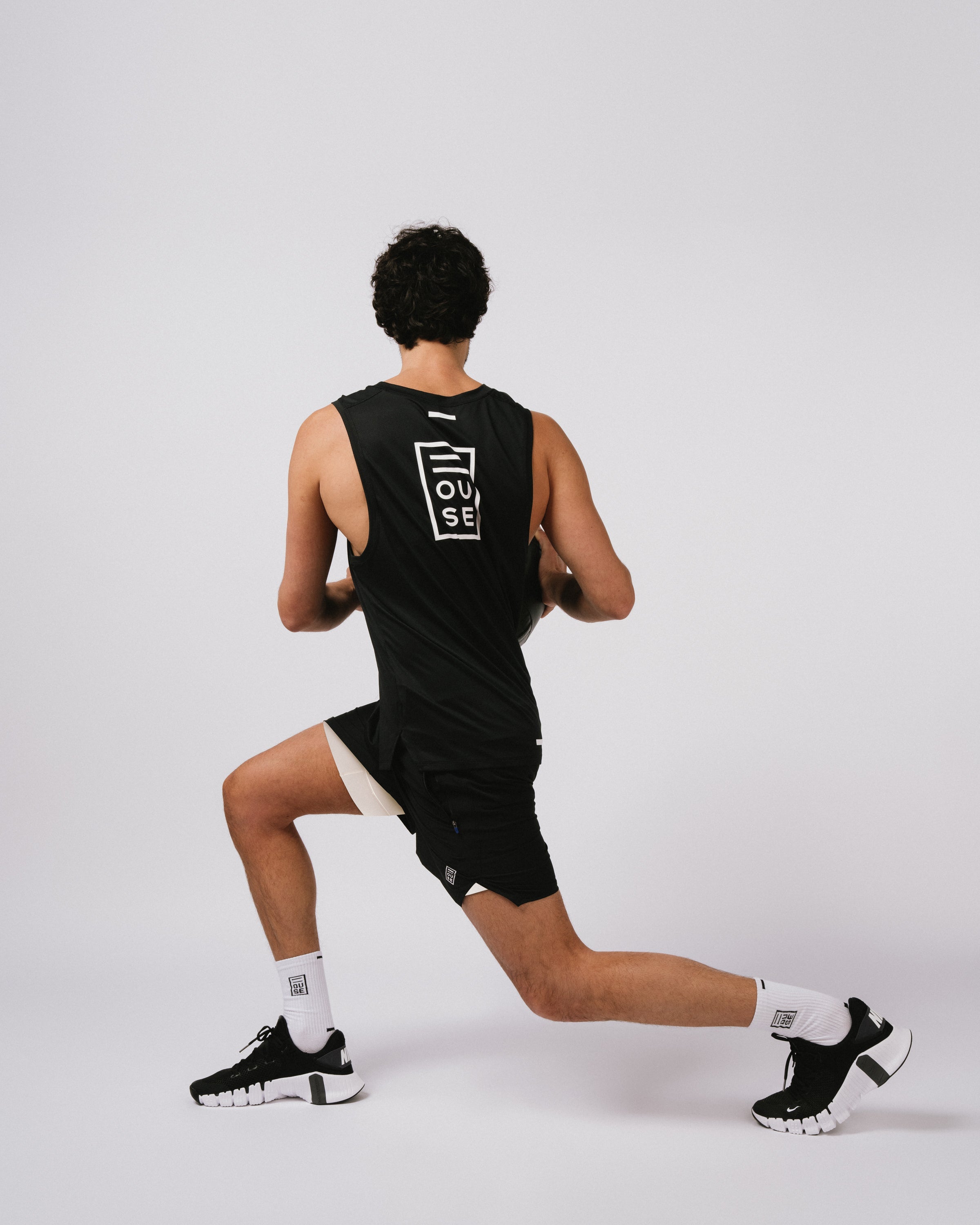 Mens Athletic Tank Black