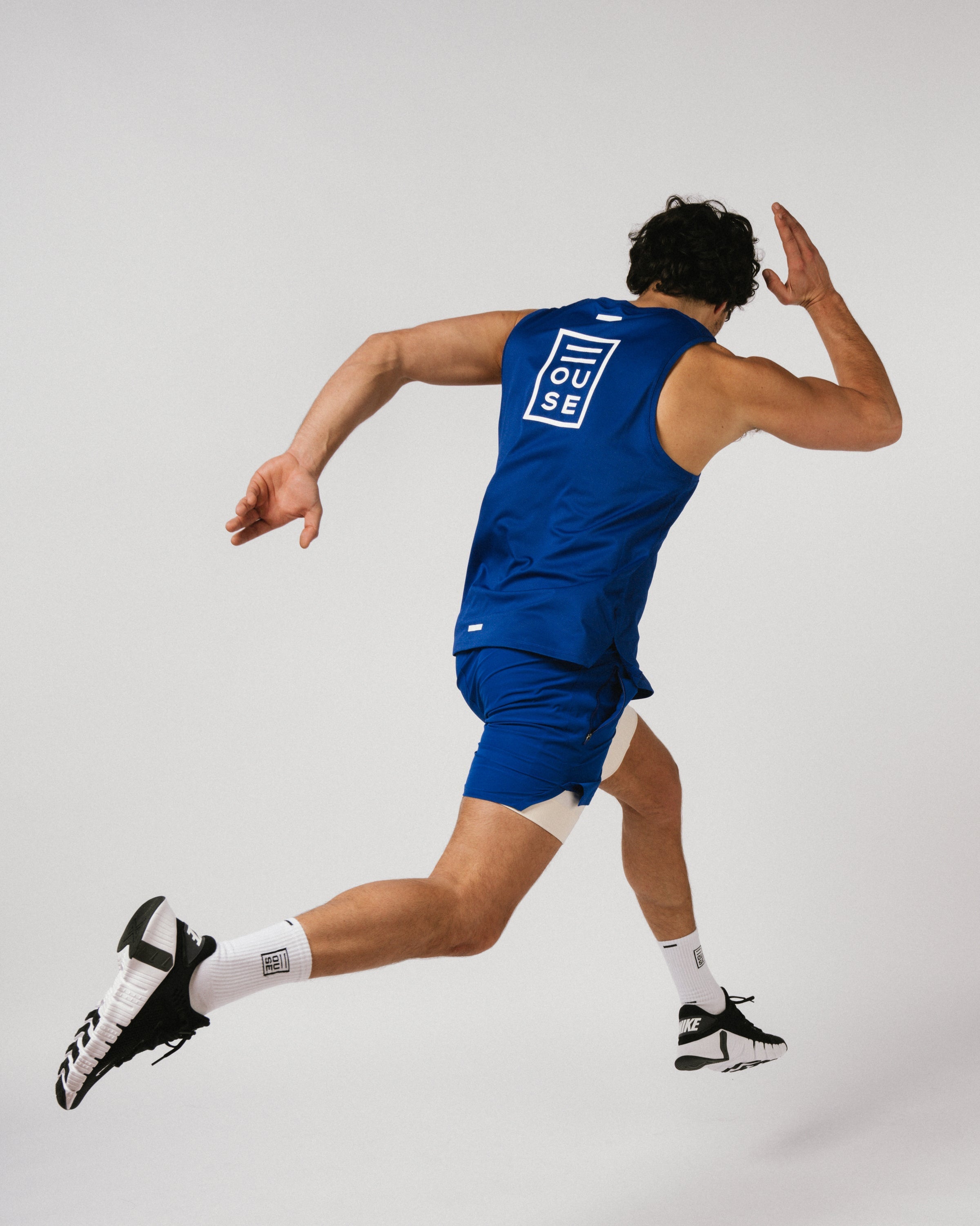 Mens Athletic Tank Azul