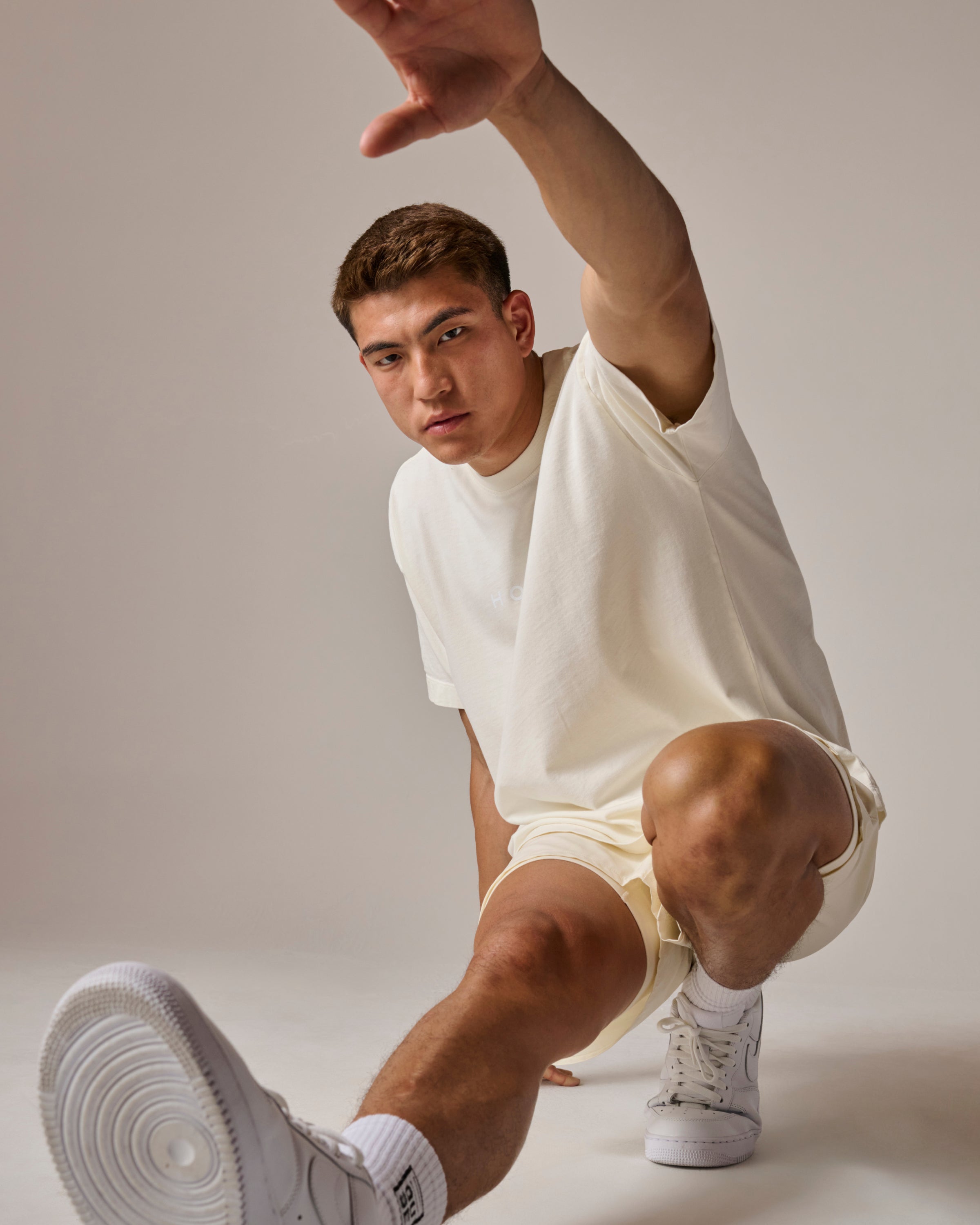 6" Short Lined - Off White