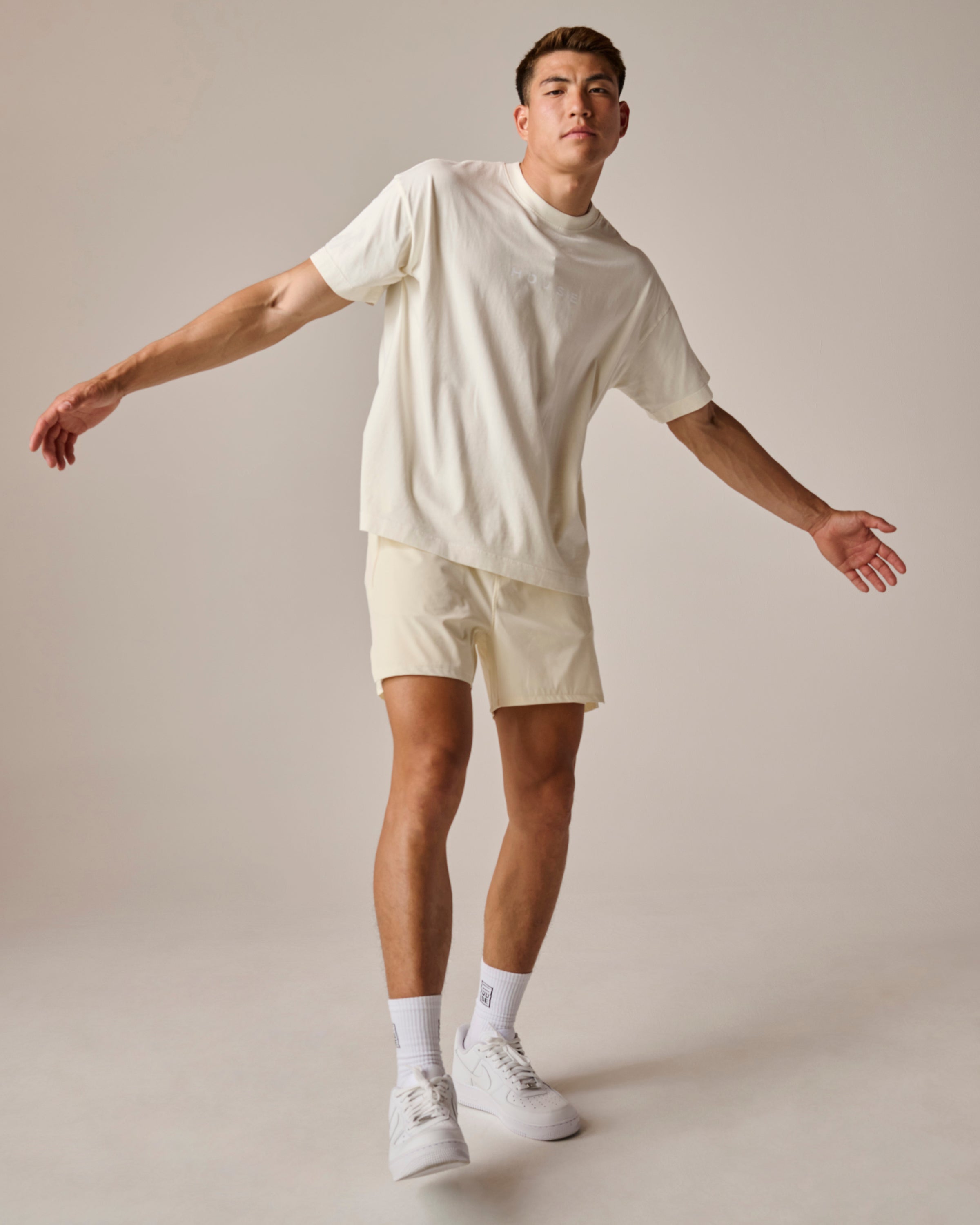 6" Short Lined - Off White