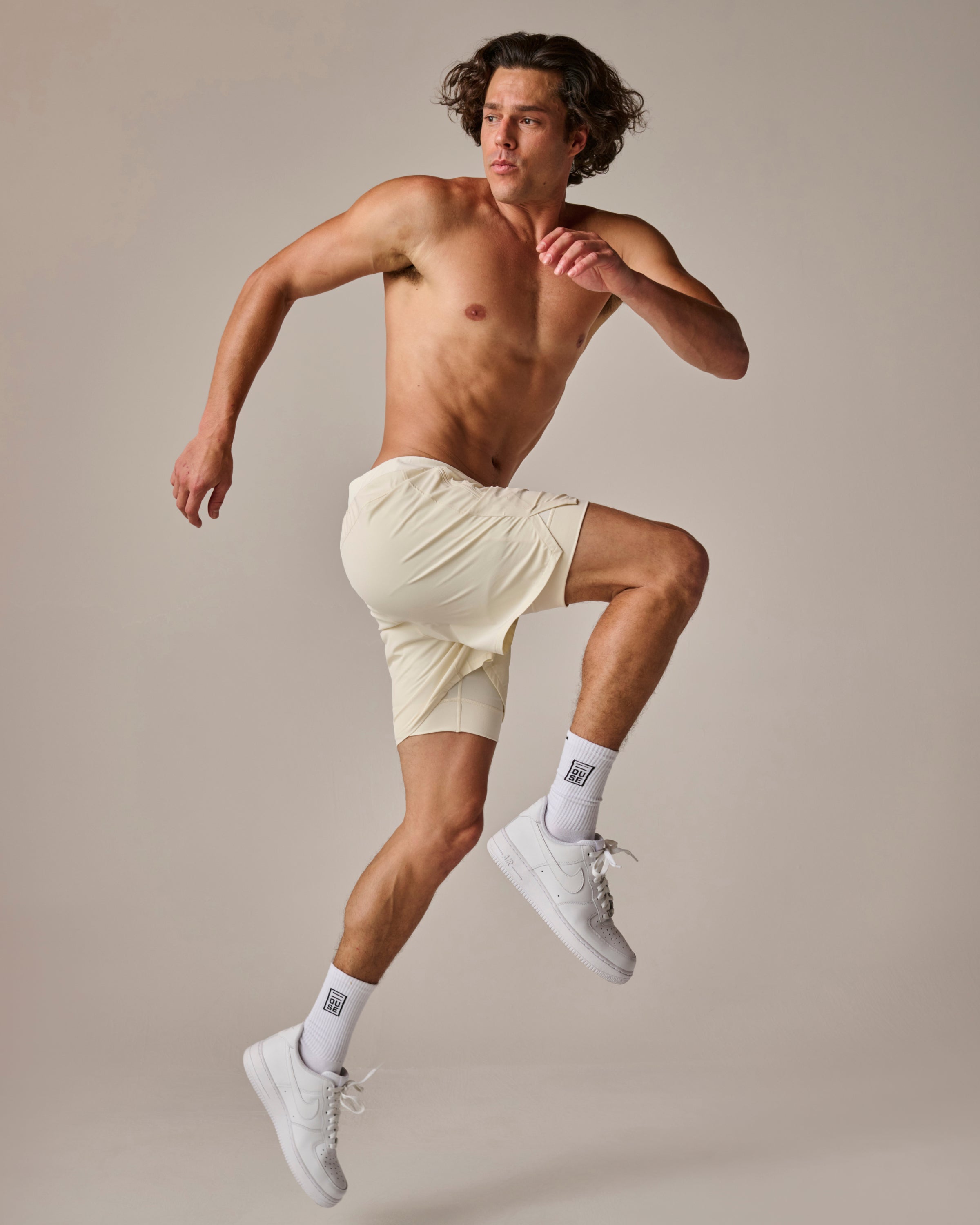 6" Short Lined - Off White