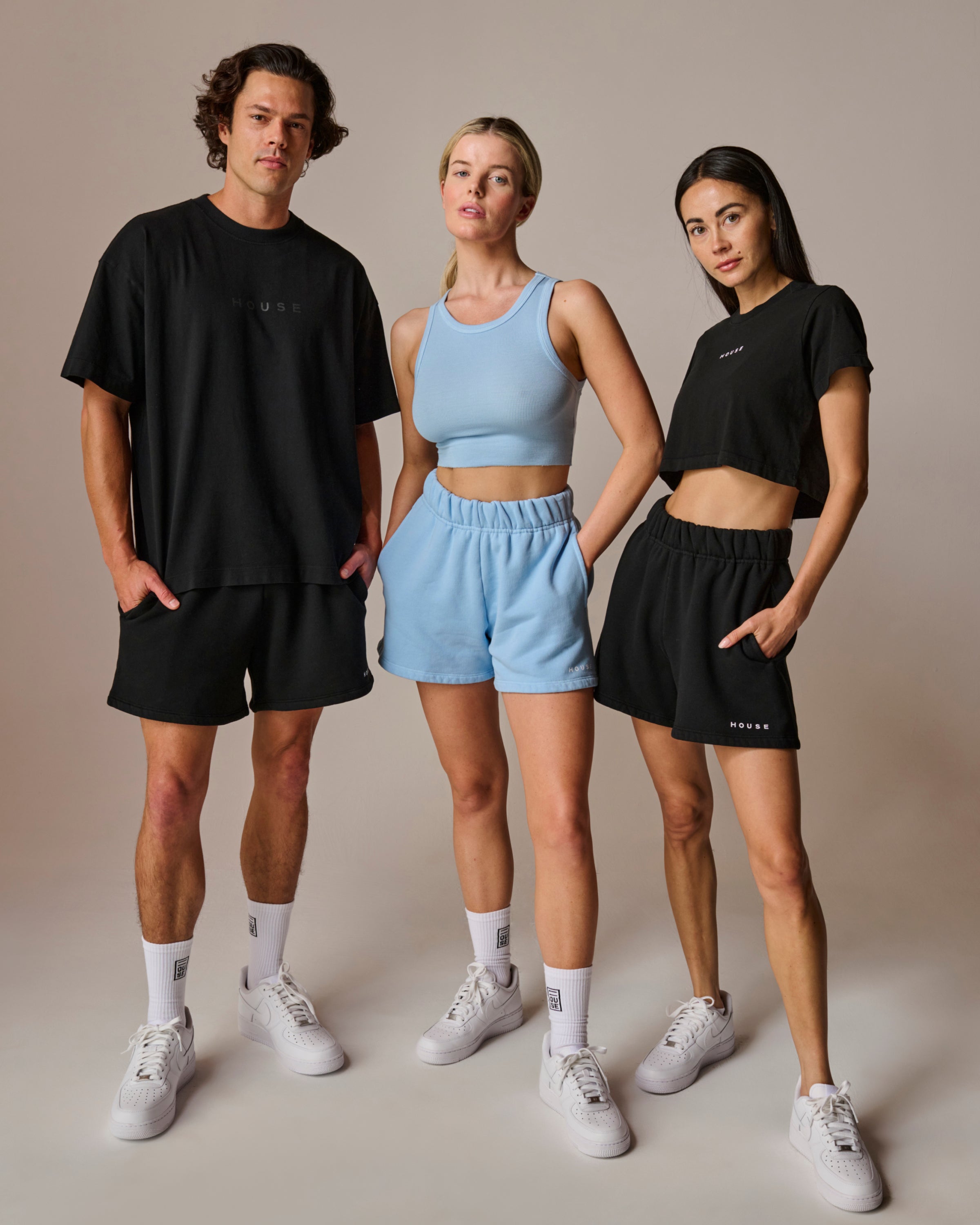 Cropped Baby Tee - Black