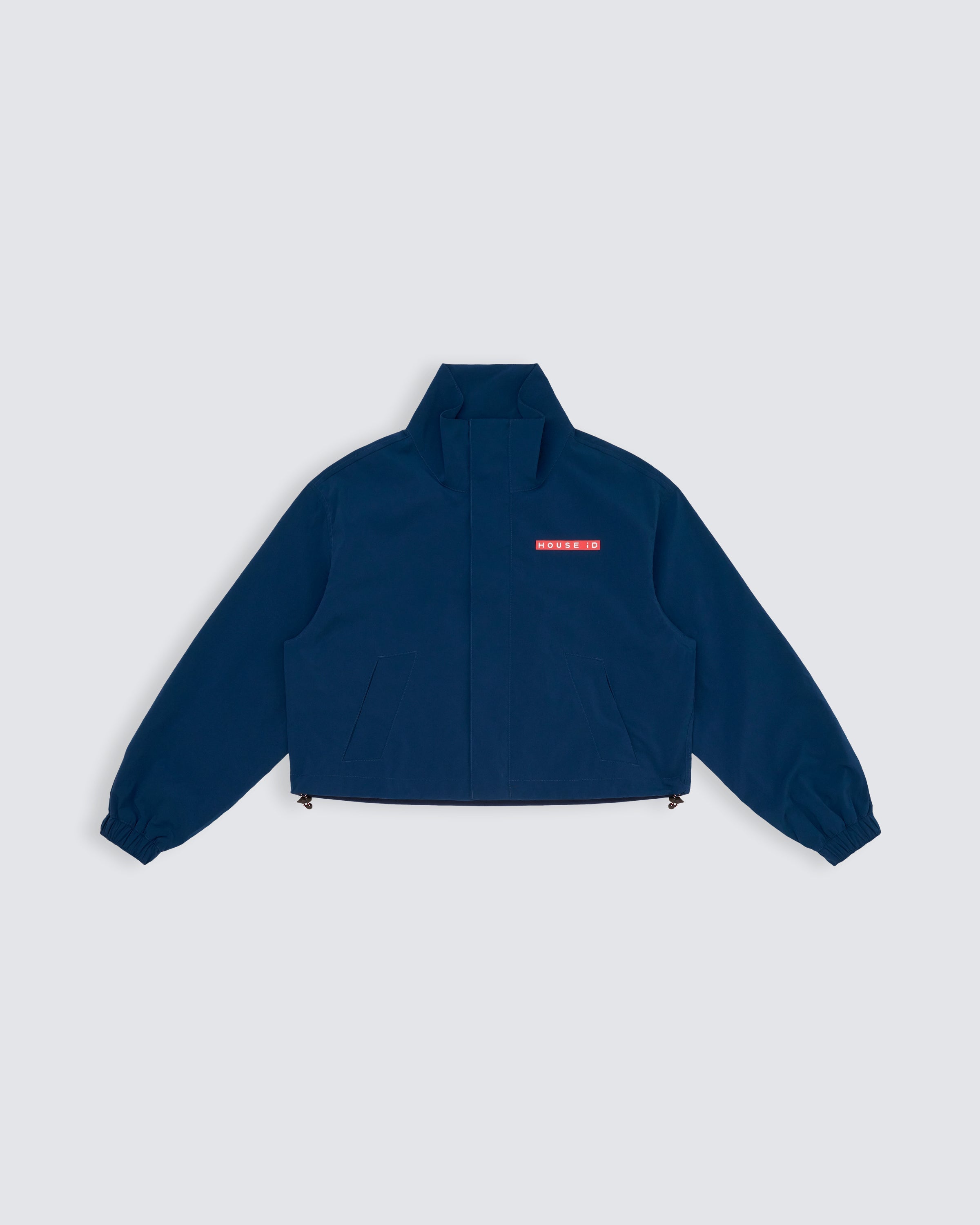 Cropped Cargo Jacket - Navy