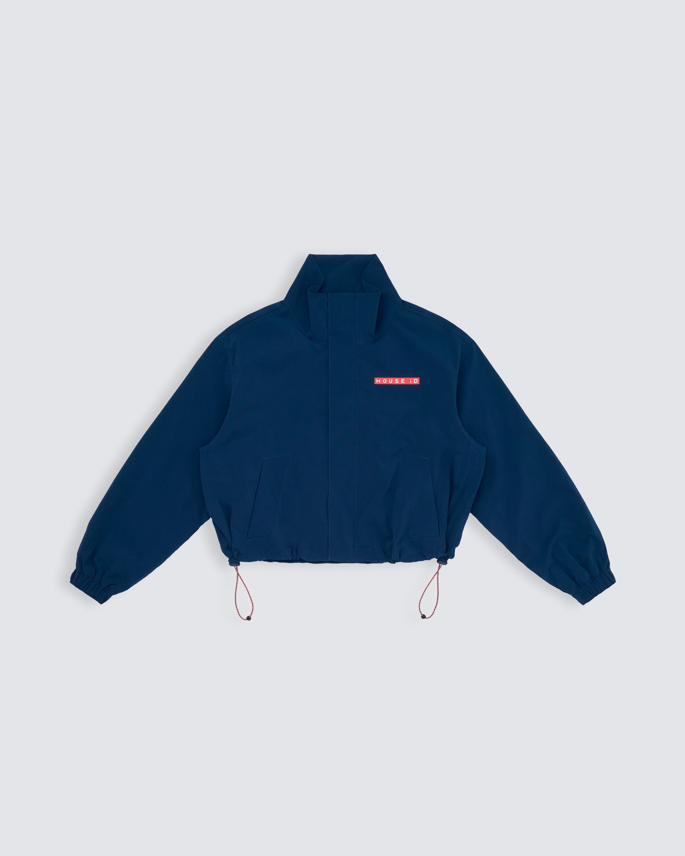 Cropped Cargo Jacket - Navy