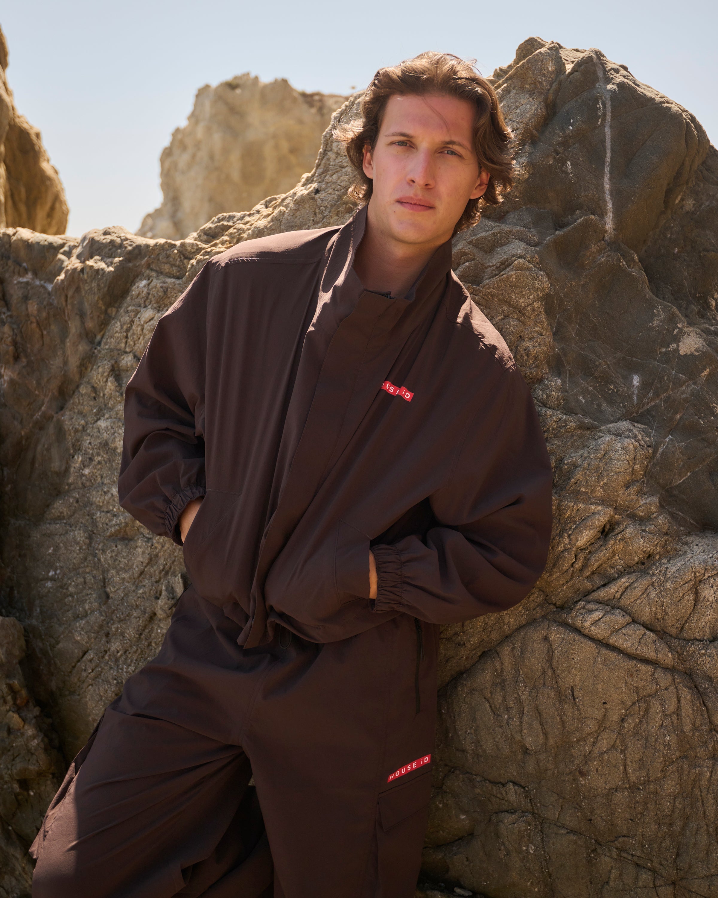 Cropped Cargo Jacket - Espresso