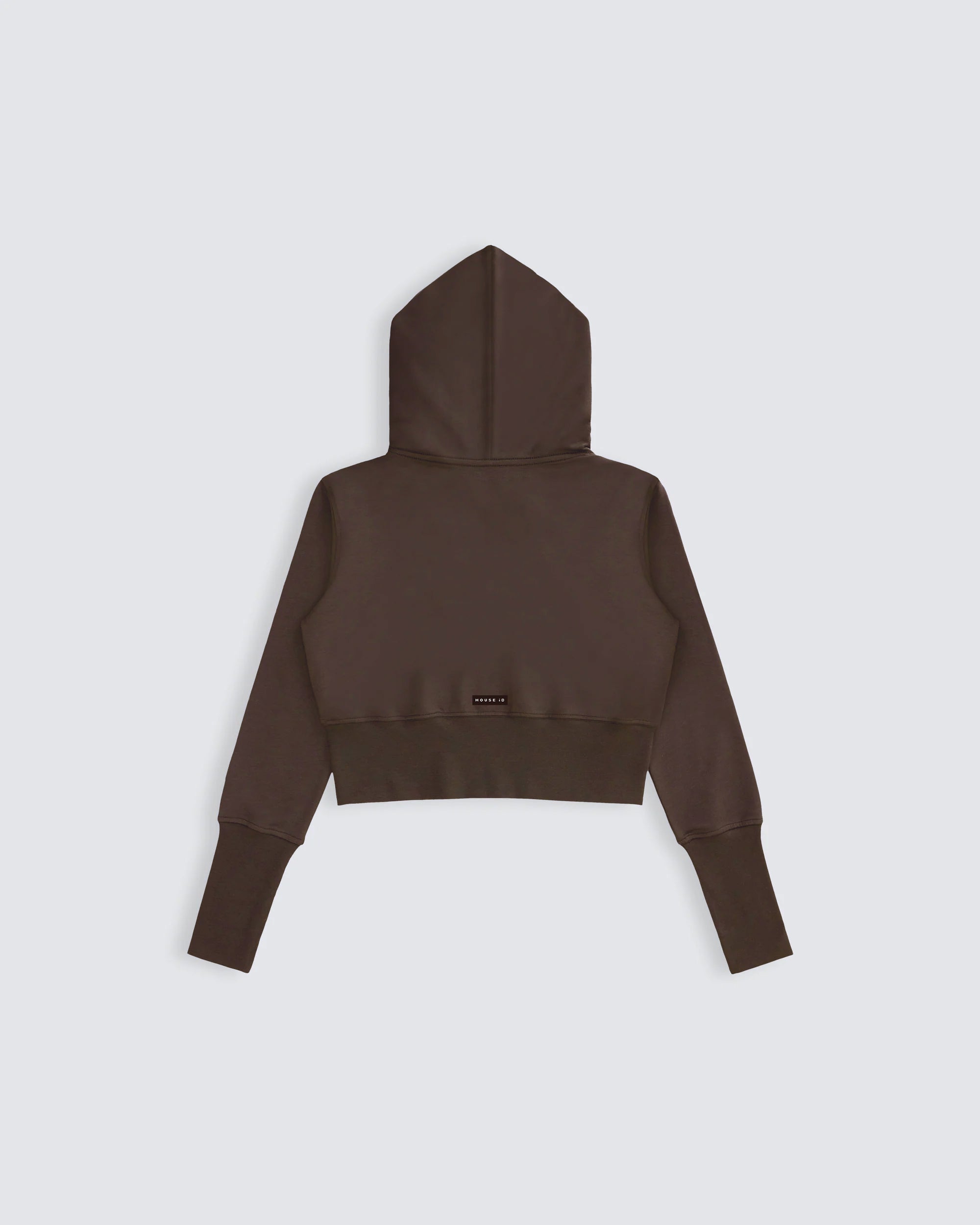Jersey Zip Up Hoodie - Espresso