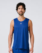 Mens Athletic Tank Azul
