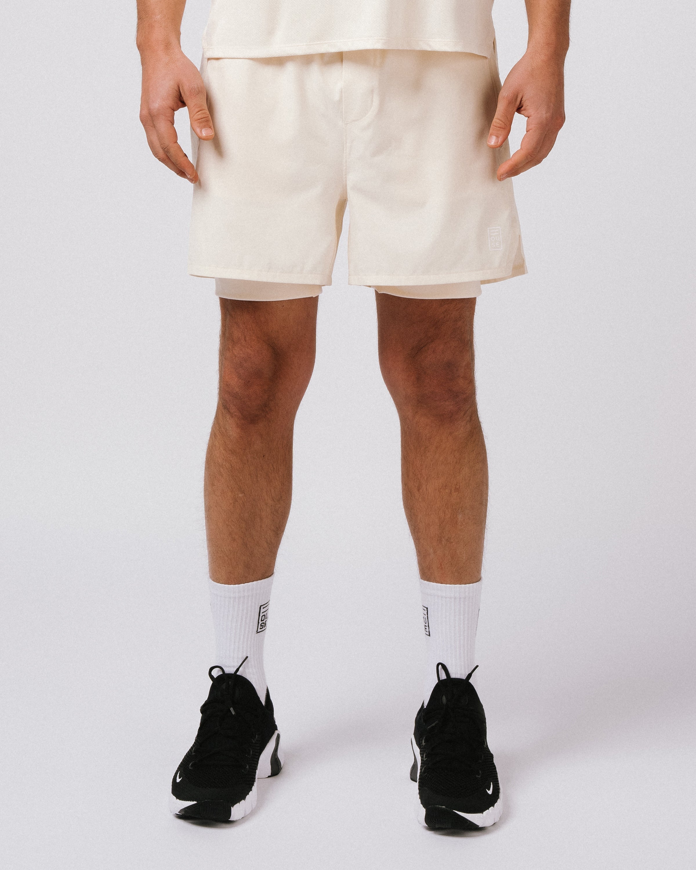 Mens Lined Short Off White Off White