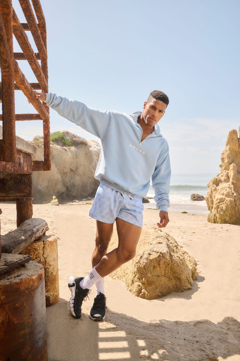 Womens and Mens Zip up Sky Blue