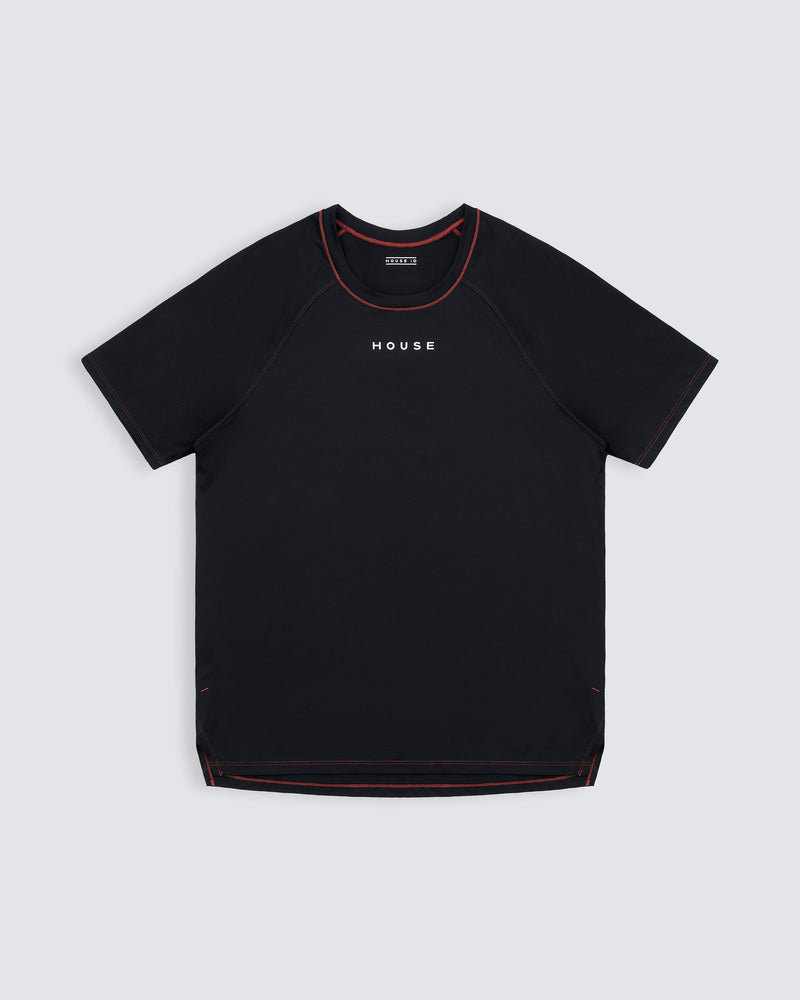 Mens athletic gym t-shirt in black