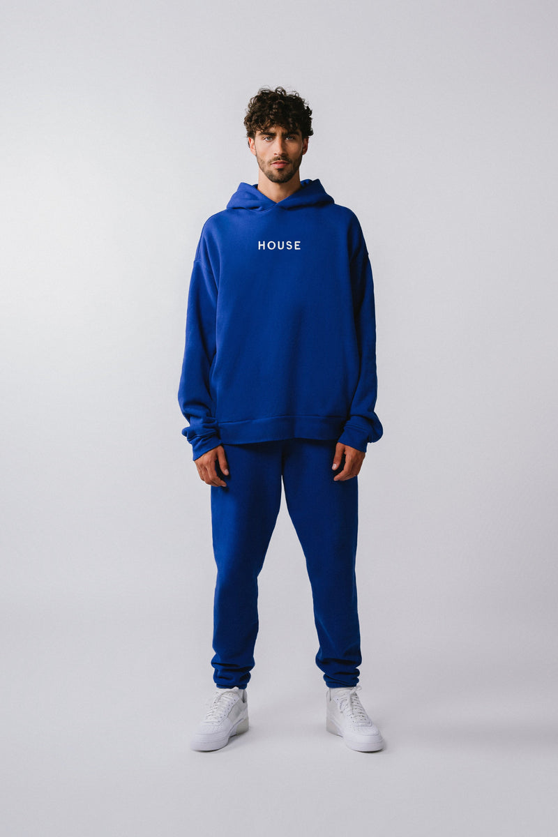 Mens Hoodie Azul