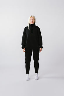 Quarter Zip - Black
