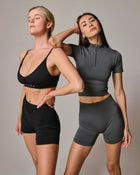 Seamless 5" Bike Short - Black