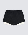 Sports shorts in black and white