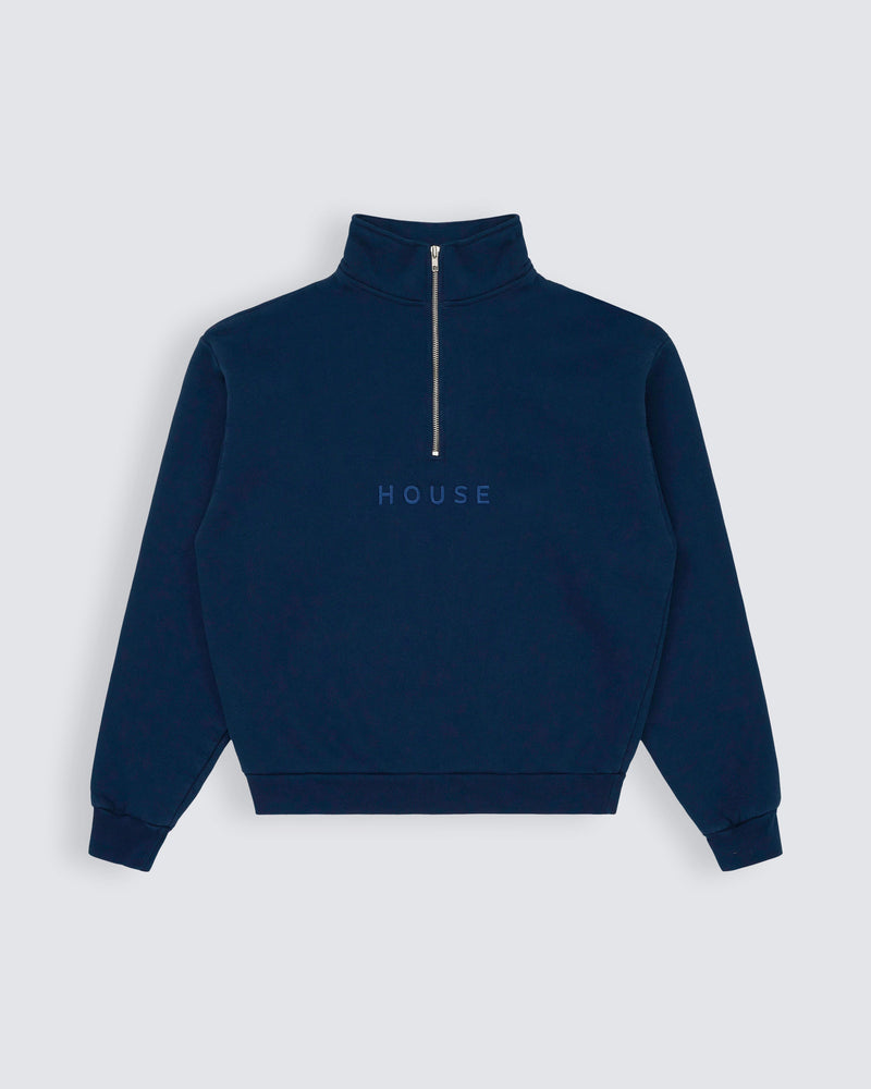House iD sports zip up top in navy