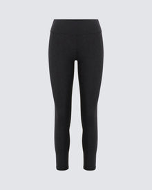 HOUSESoft High Rise Legging 7/8 - Black