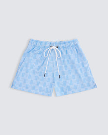 mens mesh short in sky blue