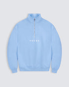 Quarter Zip 002 - Sky Blue