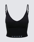 Seamless Tank Top in Black