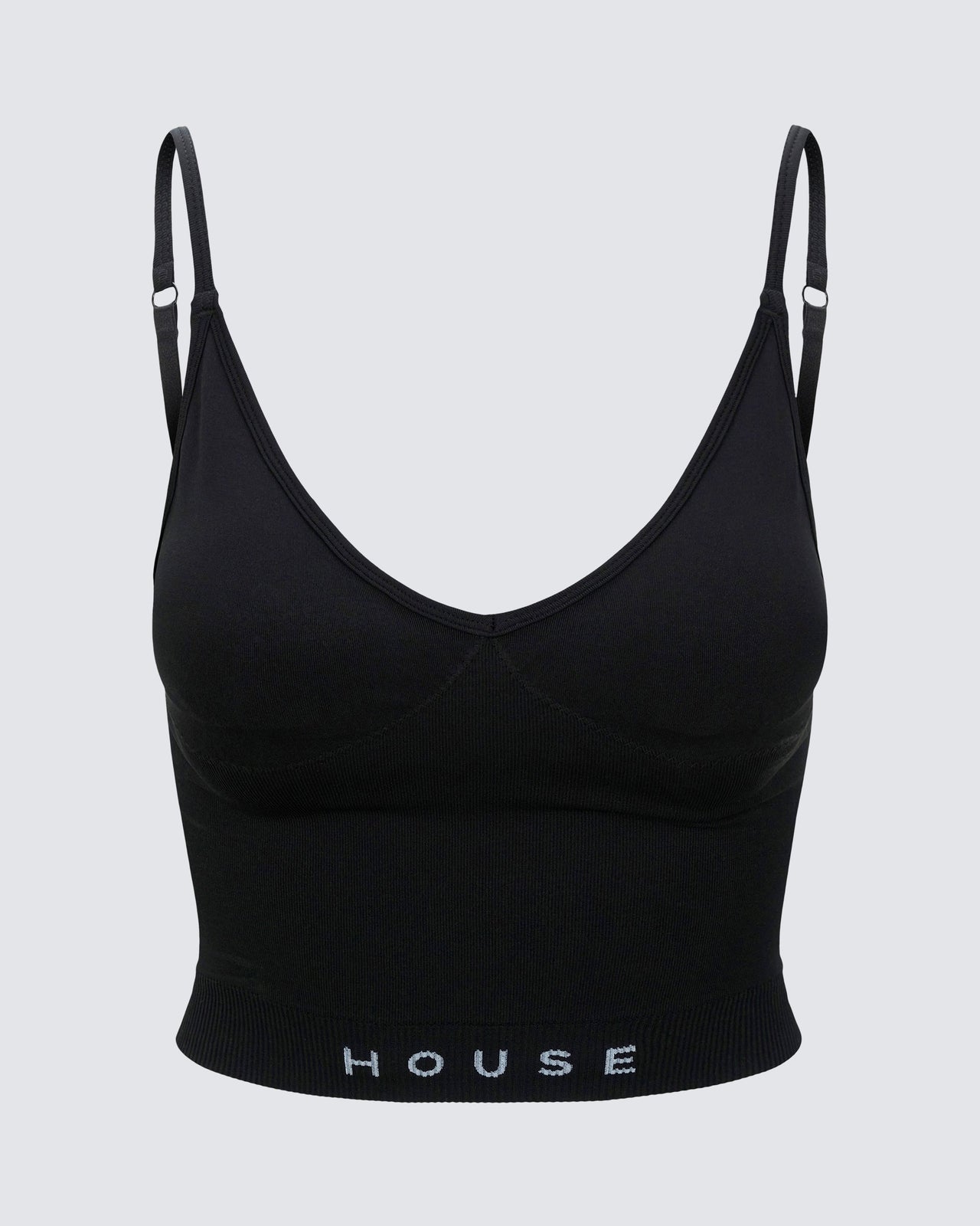Seamless Tank Top in Black