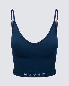 Seamless Tank - Navy