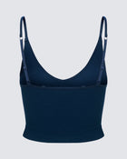 Seamless Tank - Navy
