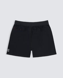 Unlined sports short in black