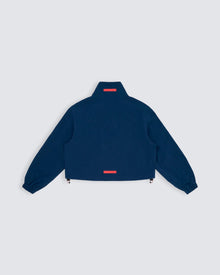 Cropped Cargo Jacket - Navy