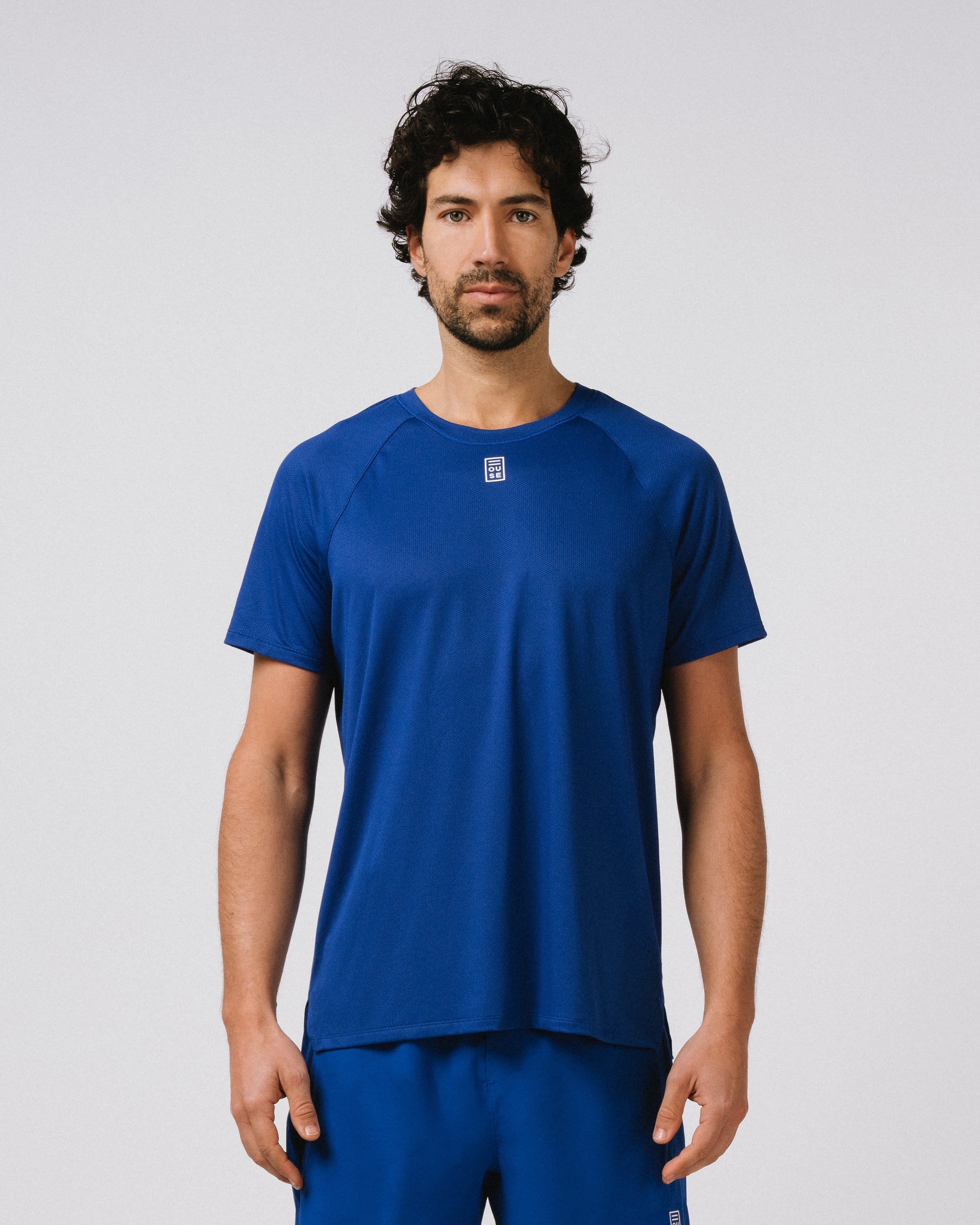 Mens Athletic Tee Azul