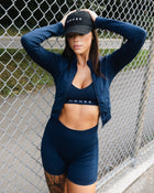 Seamless 5" Bike Short - Navy