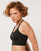 HOUSESoft Cropped Tank - Black