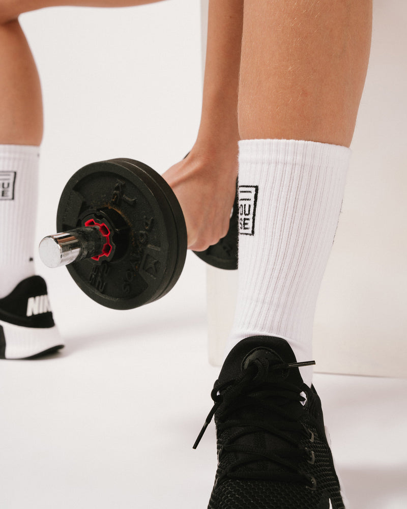 Crew socks in white