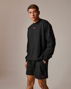 Black Jersey Top