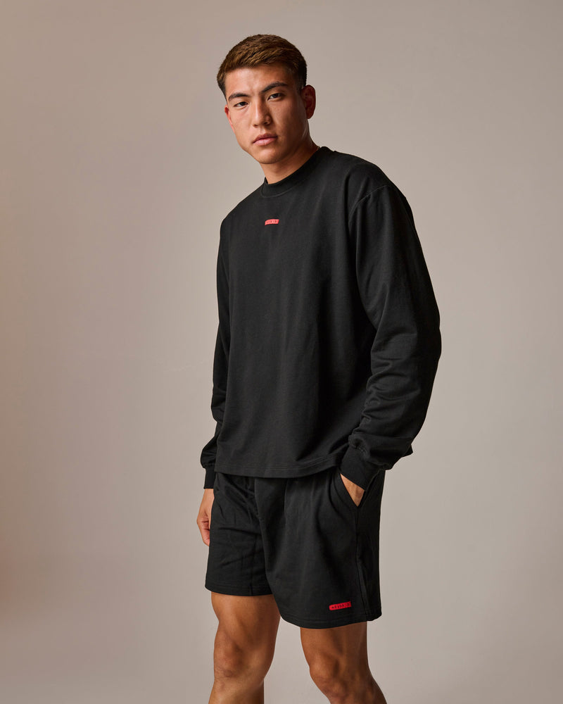 Black Jersey Top