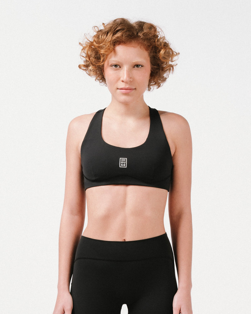 Womens Racerback Bra Black