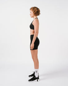 Racerback Sports Bra Black