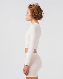 Womens Long Sleeve Off White