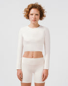 Womens Long Sleeve Off White